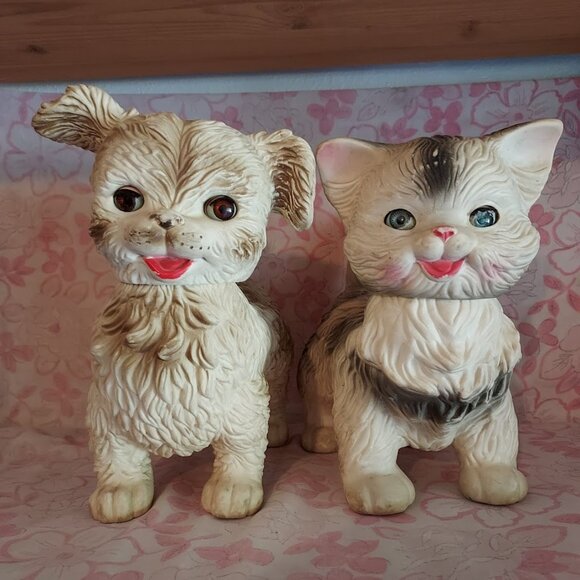 Lot of 3 Vtg Rubber Squeak Toys from 1960's Edward Mobley , Ruth Newton - Picture 10 of 12